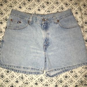 Vintage Levi's High Waisted Denim Shorts